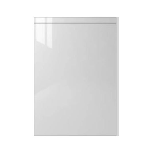 Contemporary finished end panels, Glossy White door, P-Box (Prestige)