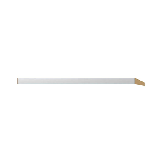 Contemporary floating shelves, Glossy White door