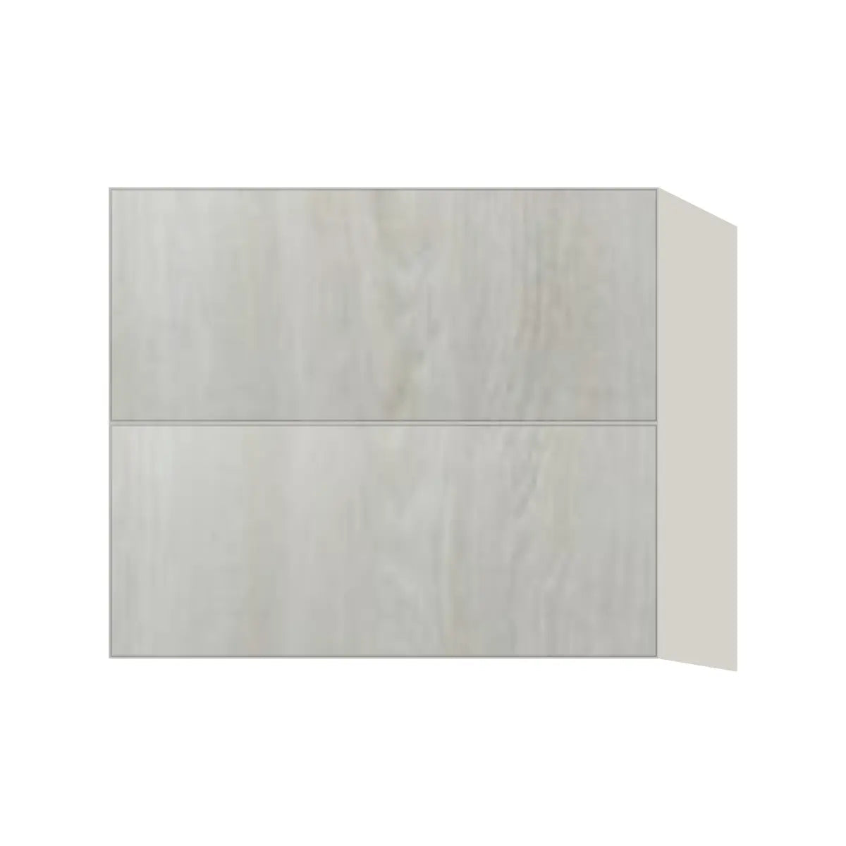 Contemporary floating vanity drawer base cabinet, Artisan White Oak door, L-Box (Luxury)