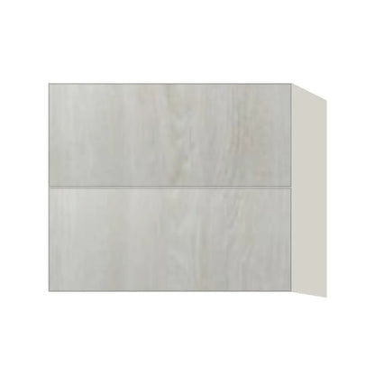Contemporary floating vanity drawer base cabinet, Artisan White Oak door, L-Box (Luxury)