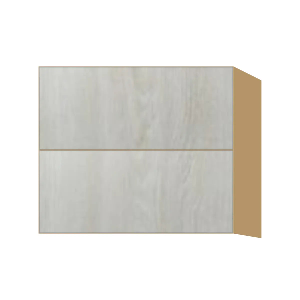 Contemporary floating vanity drawer base cabinet, Artisan White Oak door, P-Box (Prestige)