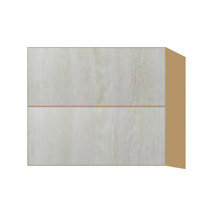 Contemporary floating vanity drawer base cabinet, Artisan White Oak door, P-Box (Prestige)