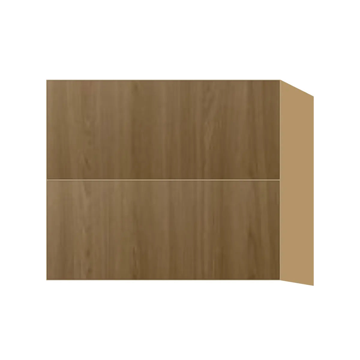 Contemporary floating vanity drawer base cabinet, Barcelona Dark Oak door, P-Box (Prestige)