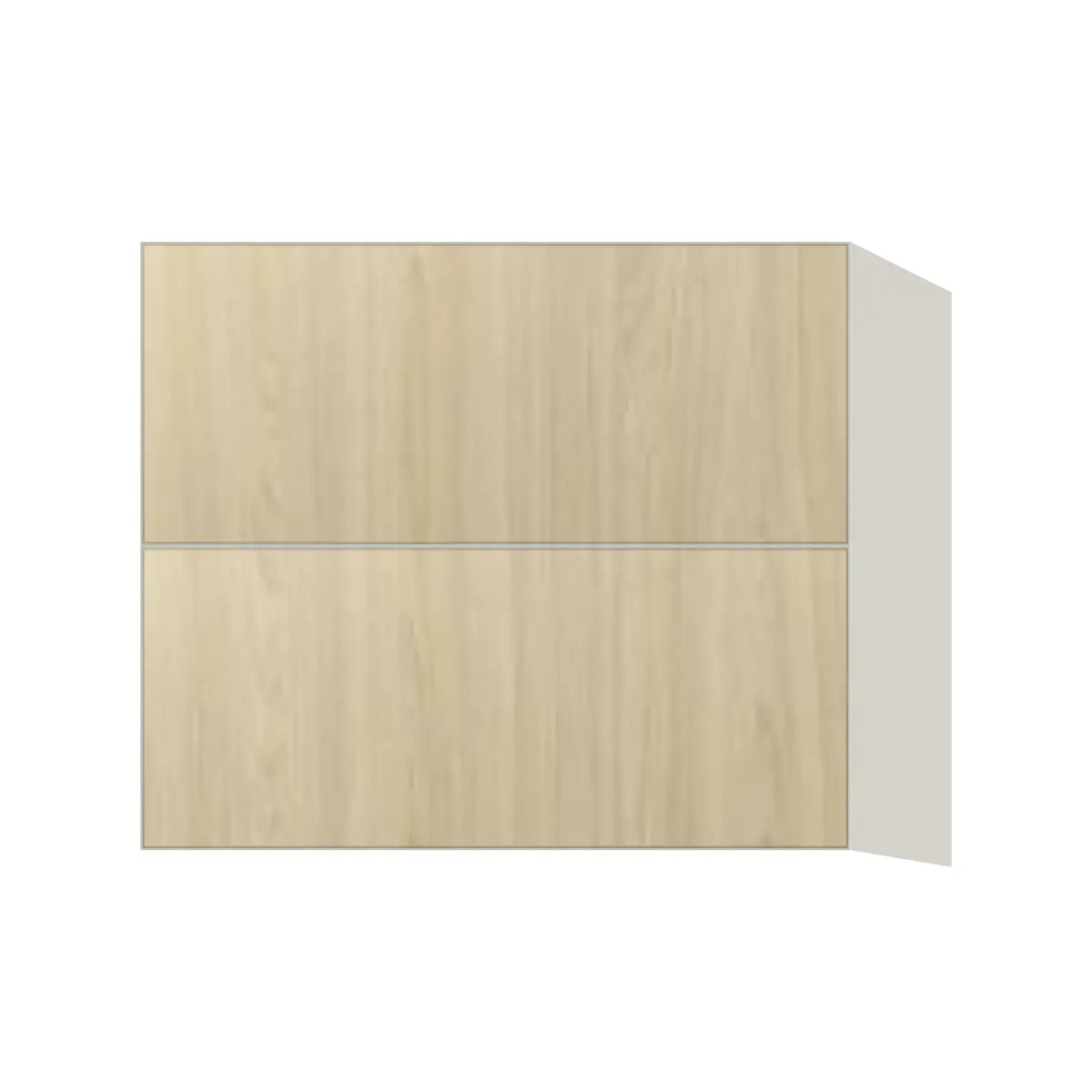 Contemporary floating vanity drawer base cabinet, Barcelona Light Oak door, L-Box (Luxury)