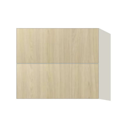 Contemporary floating vanity drawer base cabinet, Barcelona Light Oak door, L-Box (Luxury)