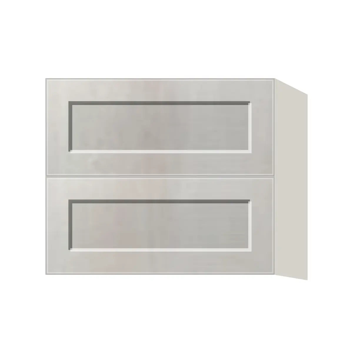 Contemporary floating vanity drawer base cabinet, Genesis Sliced Oak door, L-Box (Luxury)