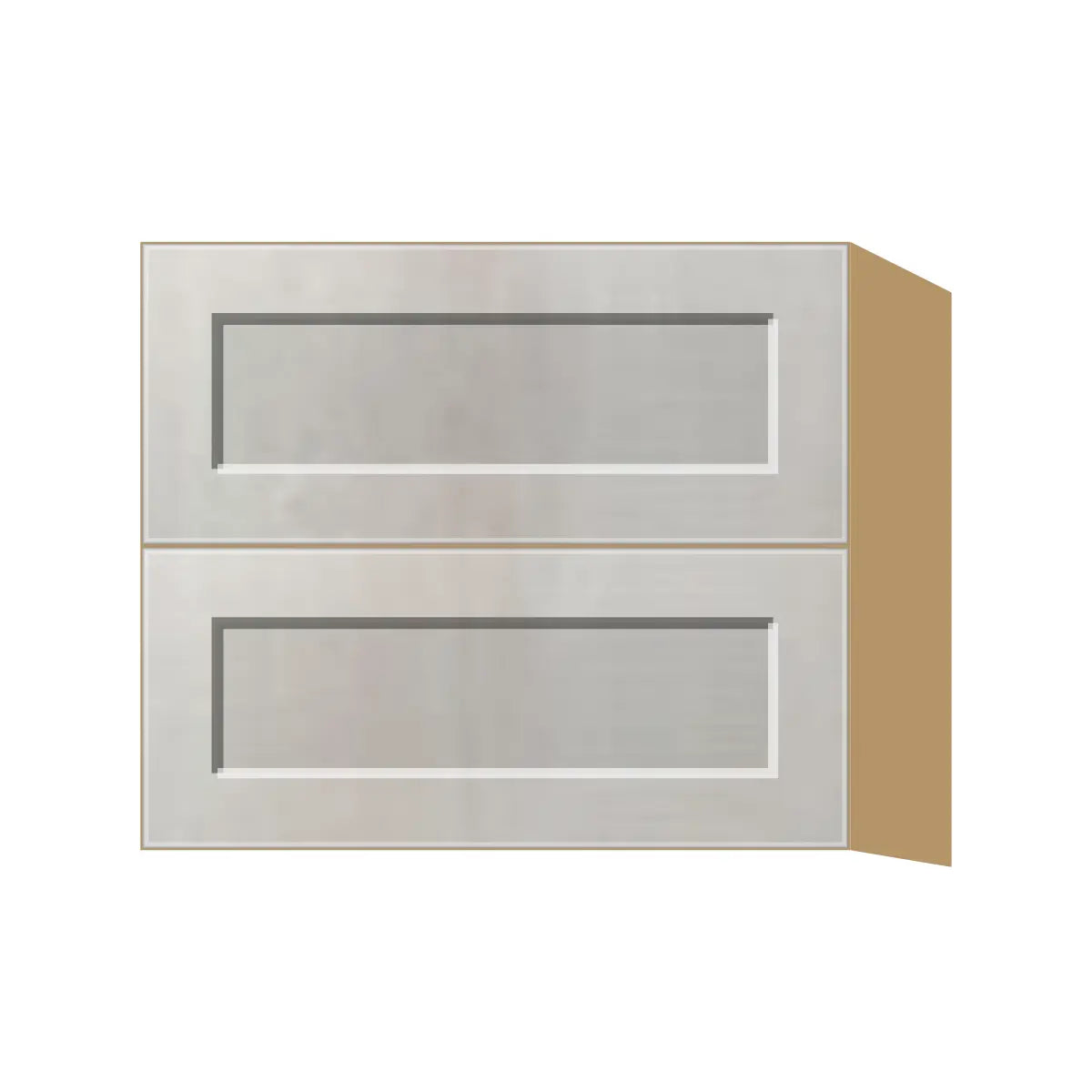 Contemporary floating vanity drawer base cabinet, Genesis Sliced Oak door, P-Box (Prestige)