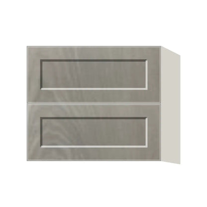 Contemporary floating vanity drawer base cabinet, Genesis Weathered Oak door, L-Box (Luxury)