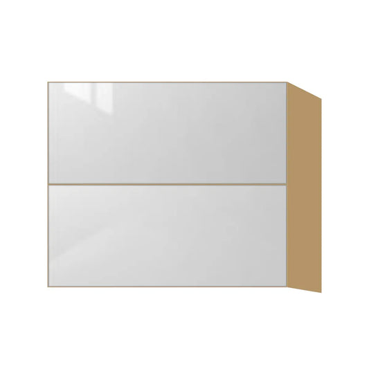 Contemporary floating vanity drawer base cabinet, Glossy White door, P-Box (Prestige)