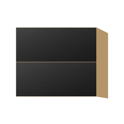 Contemporary floating vanity drawer base cabinet, Matte Black door, P-Box (Prestige)