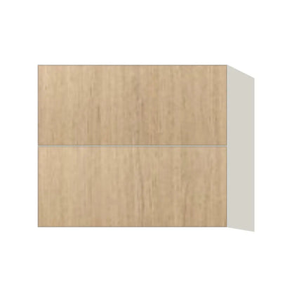 Contemporary floating vanity drawer base cabinet, Modern Oak door, L-Box (Luxury)