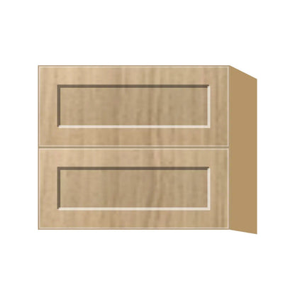 Contemporary floating vanity drawer base cabinet, Modern Oak Shaker door, P-Box (Prestige)