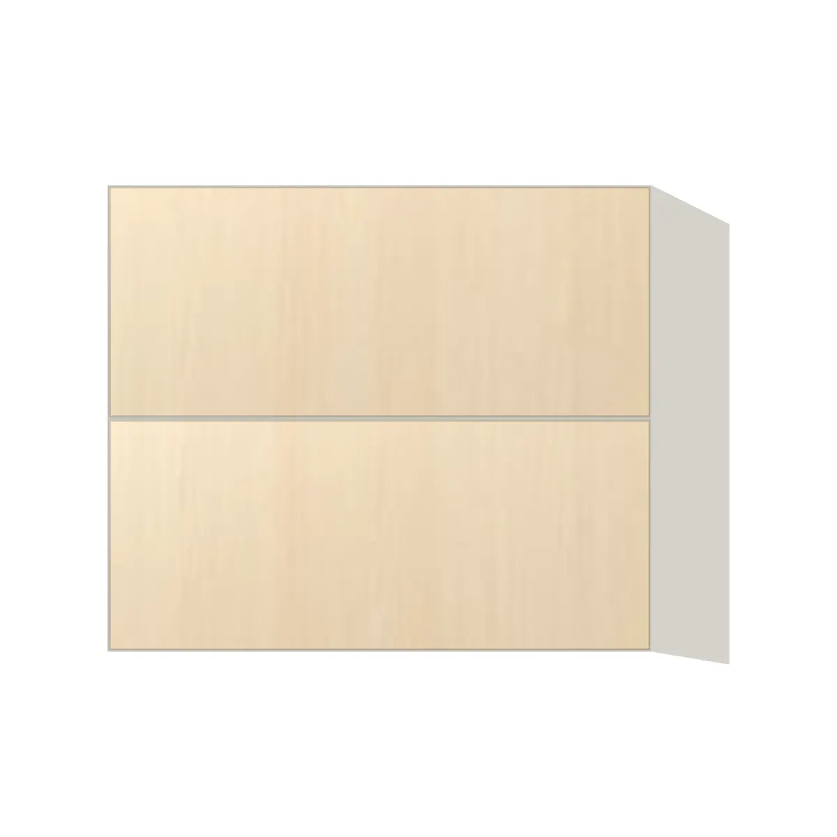 Contemporary floating vanity drawer base cabinet, Riva Oak door, L-Box (Luxury)