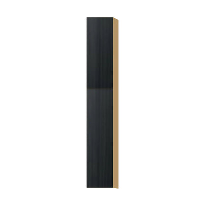 Contemporary pantry cabinet, Black Grain door, P-Box (Prestige)