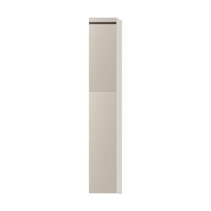 Contemporary pantry cabinet, Cashmere Gray door, L-Box (Luxury)