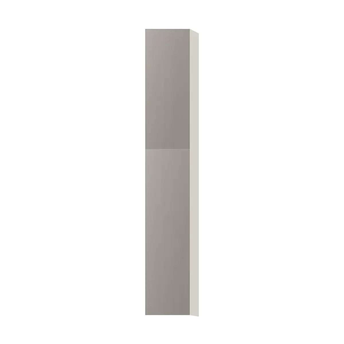 Contemporary pantry cabinet, Fog Oak door, L-Box (Luxury)