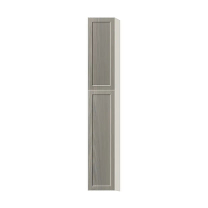 Contemporary pantry cabinet, Genesis Weathered Oak door, L-Box (Luxury)