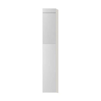 Contemporary pantry cabinet, Glossy White door, L-Box (Luxury)