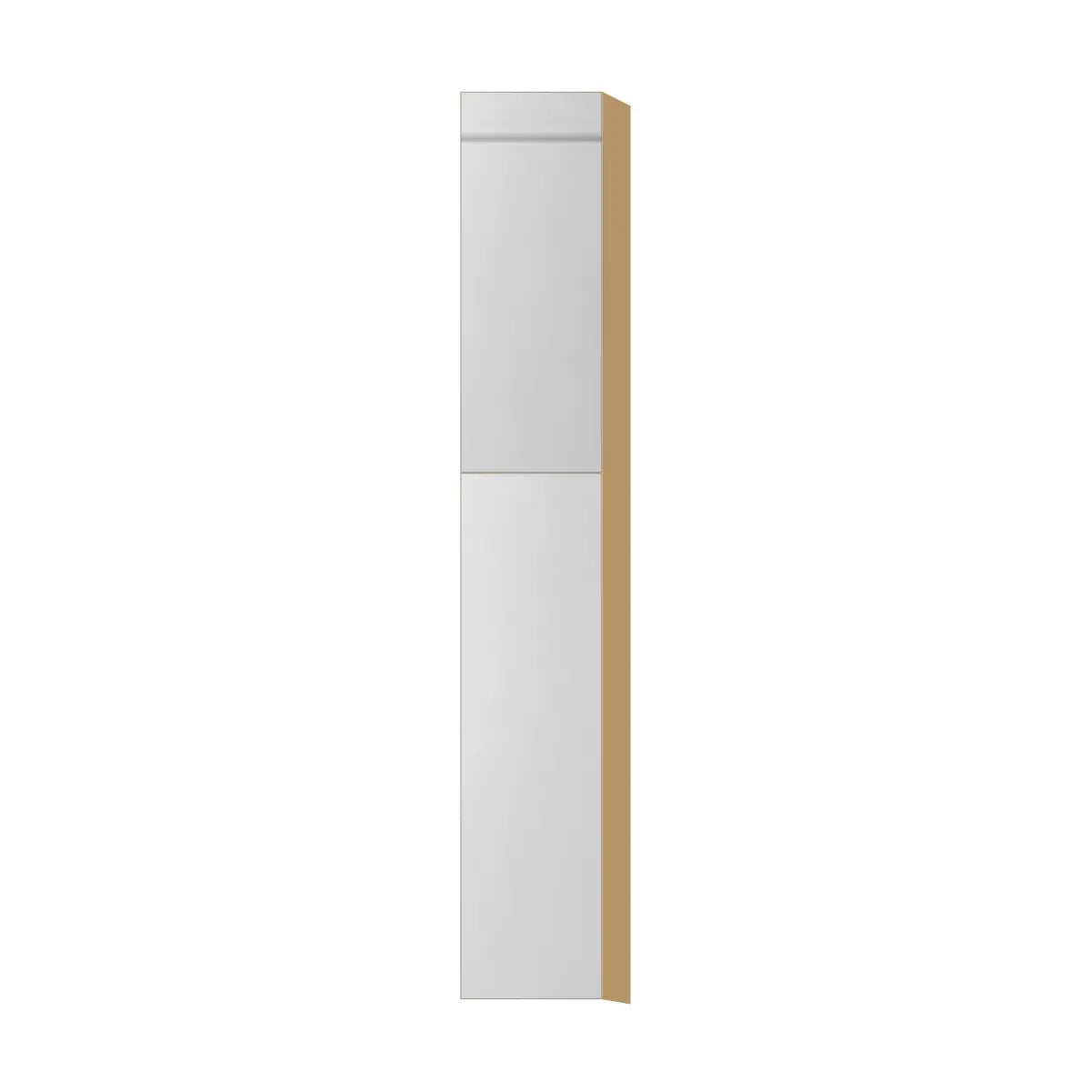 Contemporary pantry cabinet, Glossy White door, P-Box (Prestige)