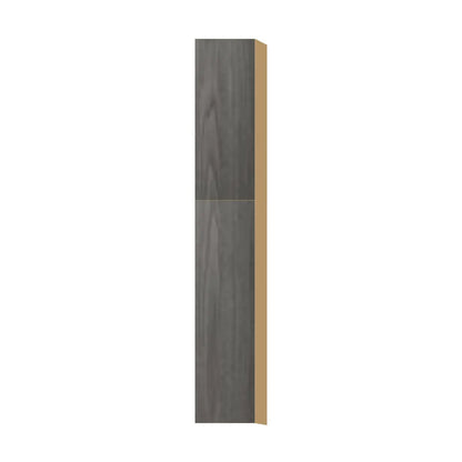 Contemporary pantry cabinet, Indian Light Walnut door, P-Box (Prestige)