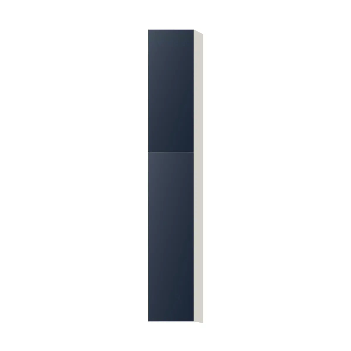 Contemporary pantry cabinet, Matte Blue door, L-Box (Luxury)