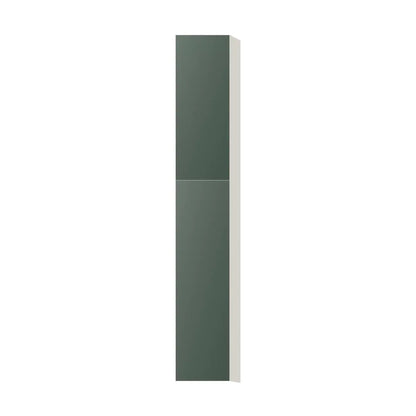 Contemporary pantry cabinet, Matte Olive Green door, L-Box (Luxury)