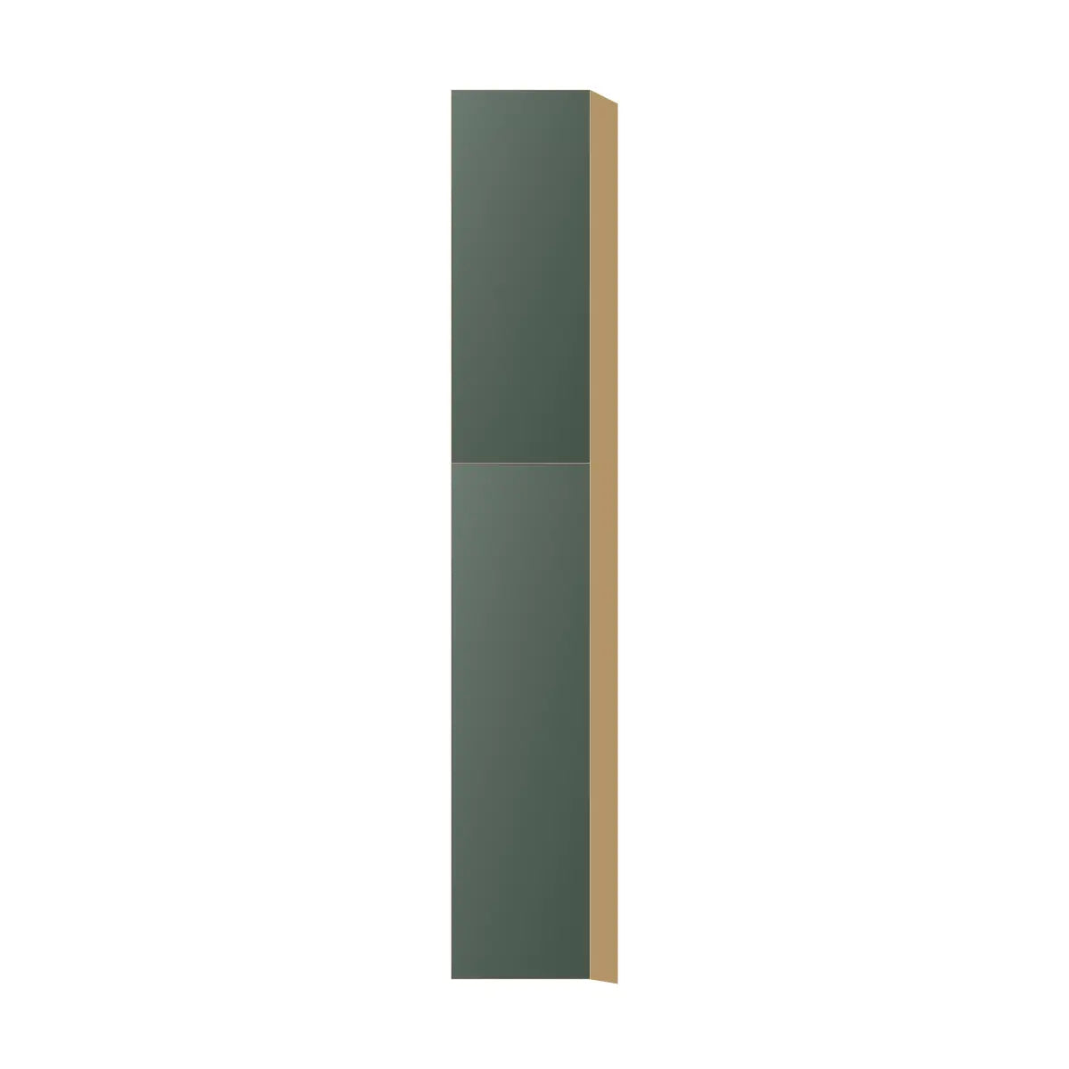 Contemporary pantry cabinet, Matte Olive Green door, P-Box (Prestige)