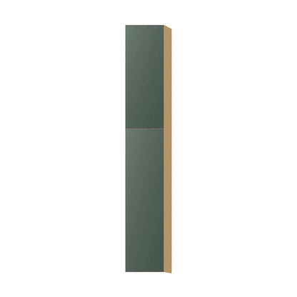 Contemporary pantry cabinet, Matte Olive Green door, P-Box (Prestige)