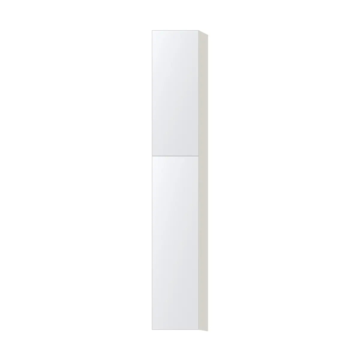 Contemporary pantry cabinet, Matte White door, L-Box (Luxury)