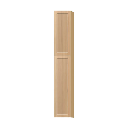Contemporary pantry cabinet, Natural Wood Shaker door, P-Box (Prestige)