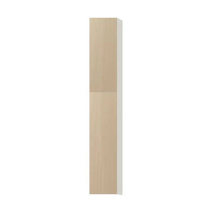 Contemporary pantry cabinet, Swiss Walnut door, L-Box (Luxury)