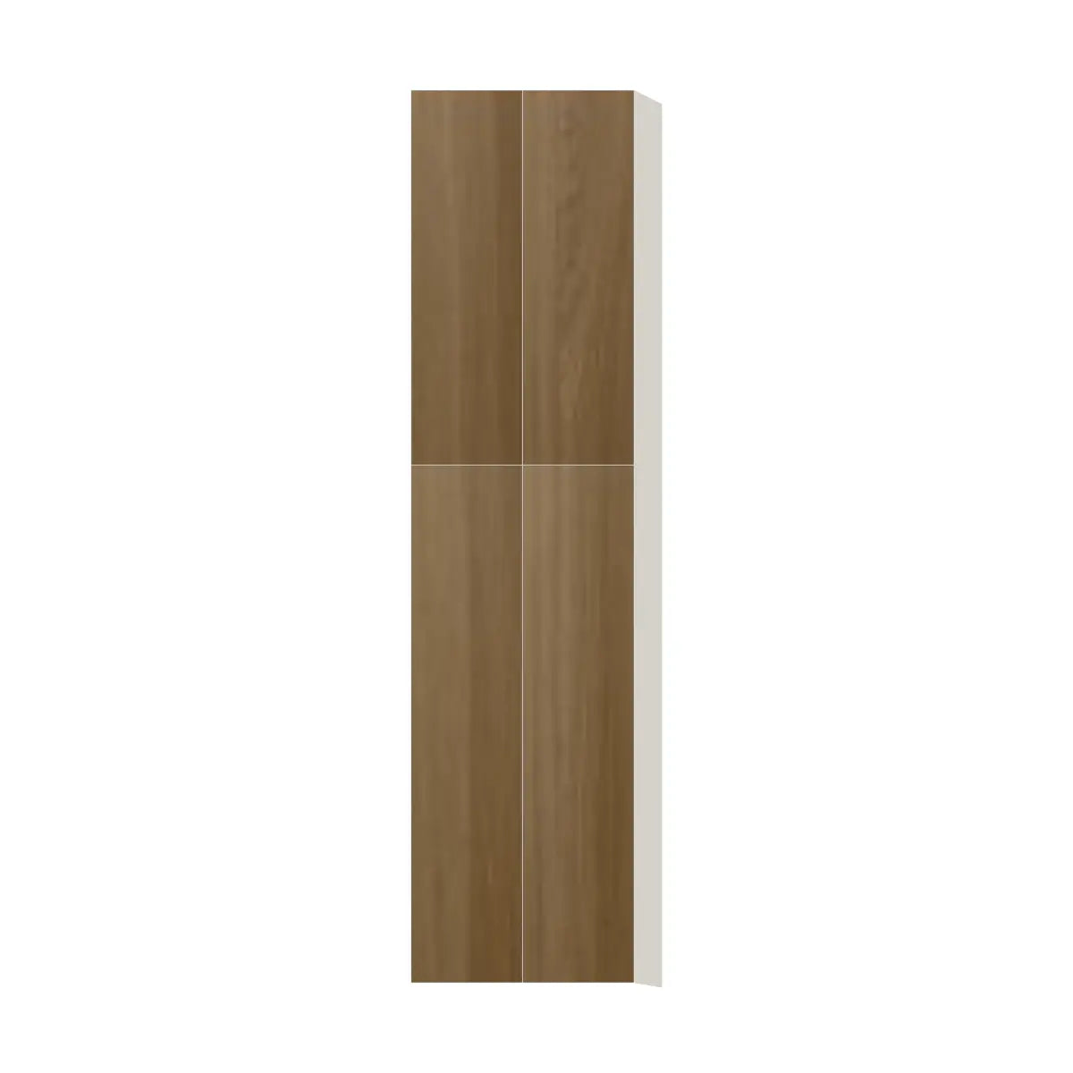 Contemporary pantry cabinet, Barcelona Dark Oak door, L-Box (Luxury)