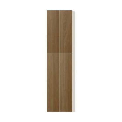 Contemporary pantry cabinet, Barcelona Dark Oak door, L-Box (Luxury)