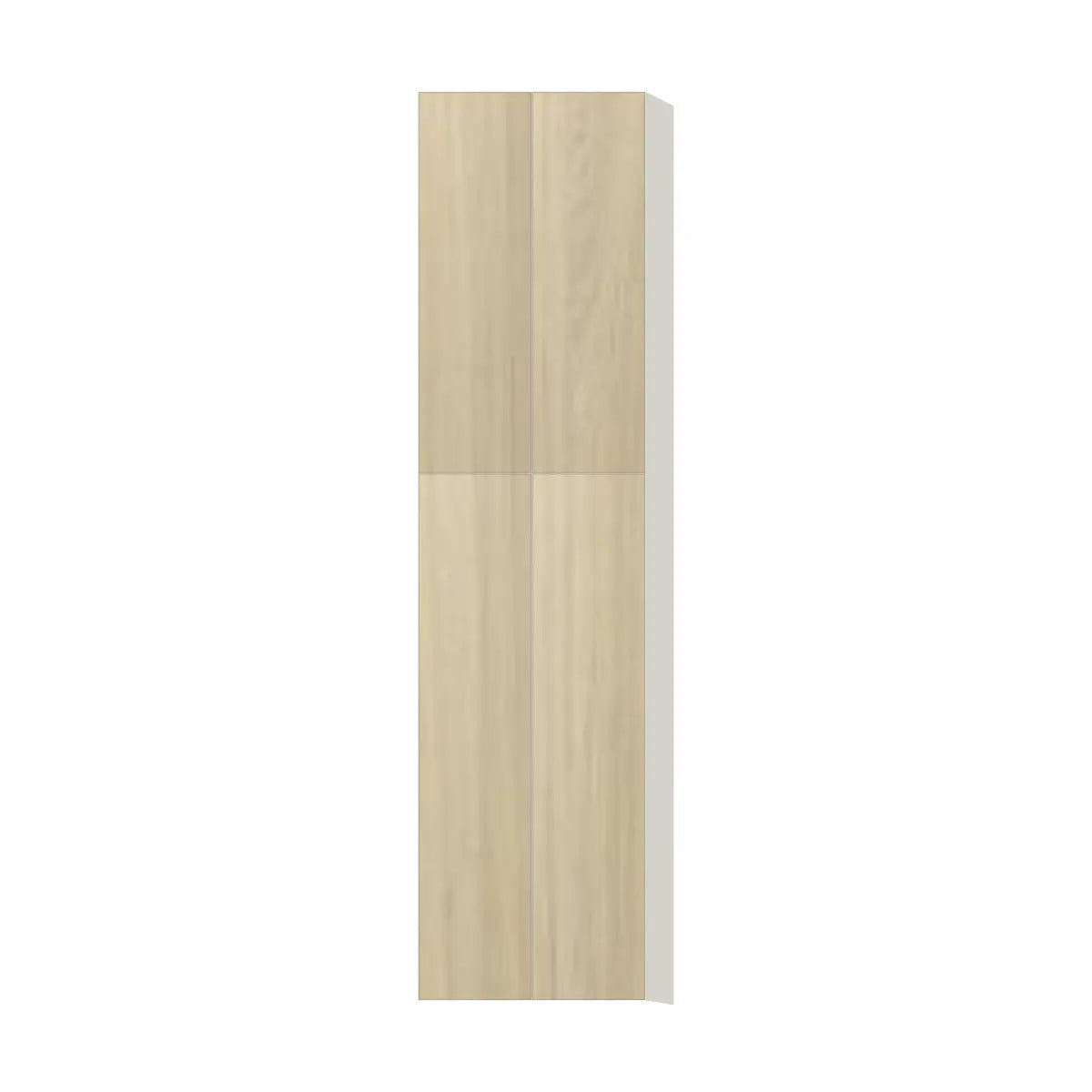 Contemporary pantry cabinet, Barcelona Light Oak door, L-Box (Luxury)