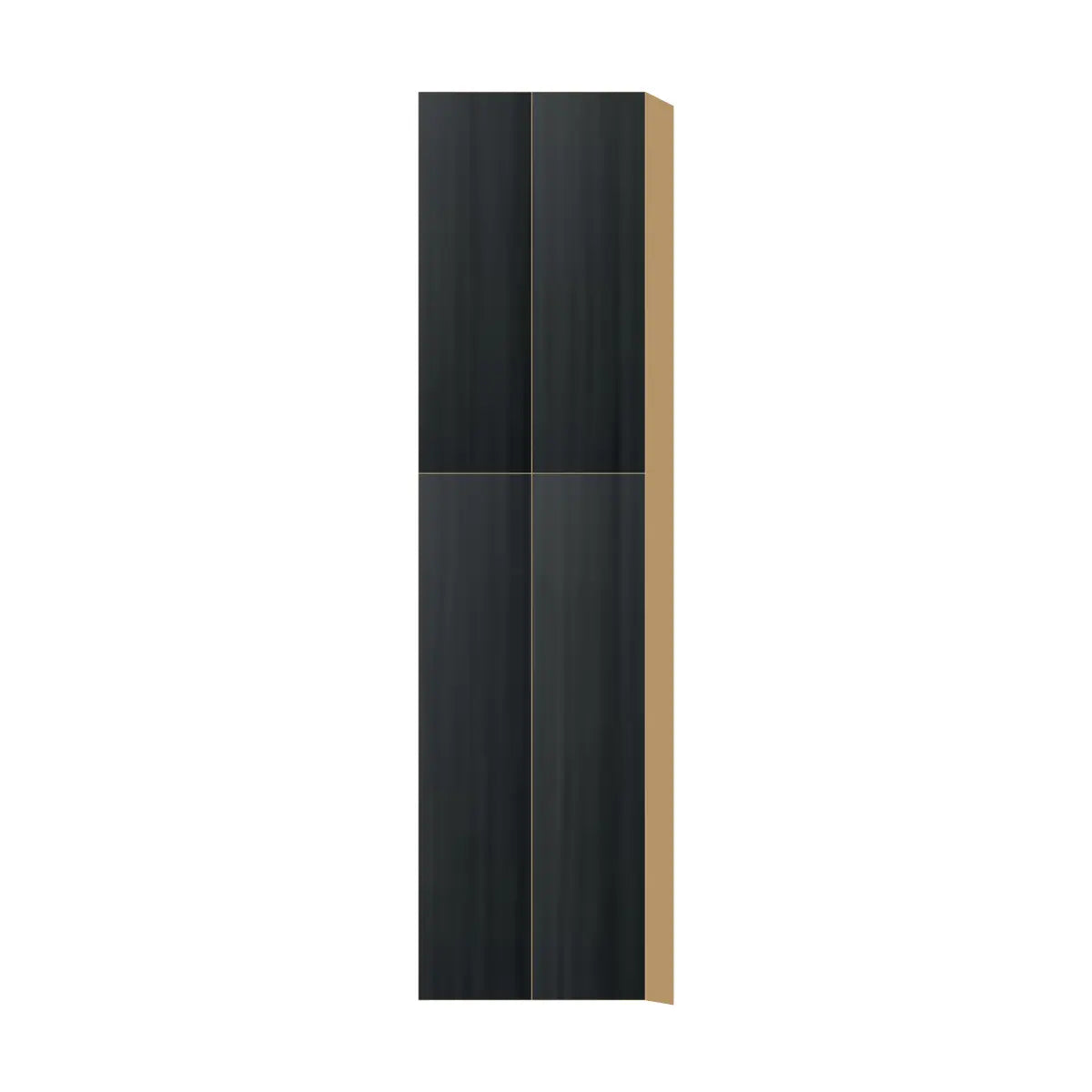 Contemporary pantry cabinet, Black Grain door, P-Box (Prestige)