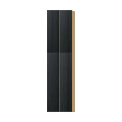 Contemporary pantry cabinet, Black Grain door, P-Box (Prestige)