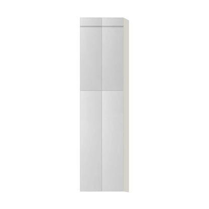 Contemporary pantry cabinet, Glossy White door, L-Box (Luxury)