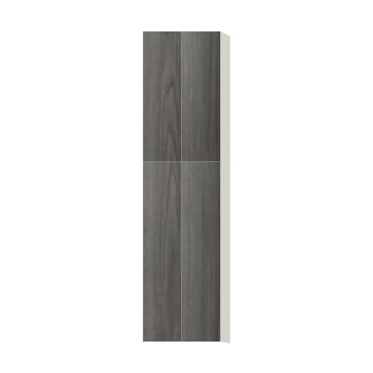 Contemporary pantry cabinet, Indian Light Walnut door, L-Box (Luxury)
