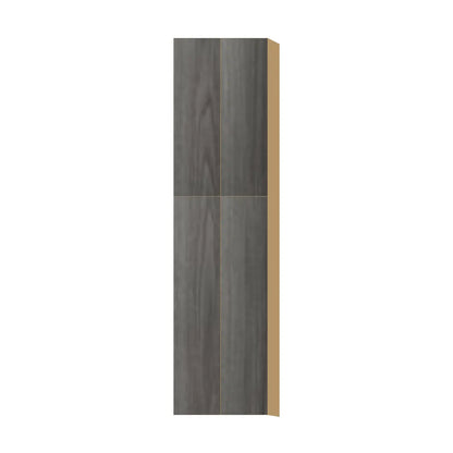 Contemporary pantry cabinet, Indian Light Walnut door, P-Box (Prestige)