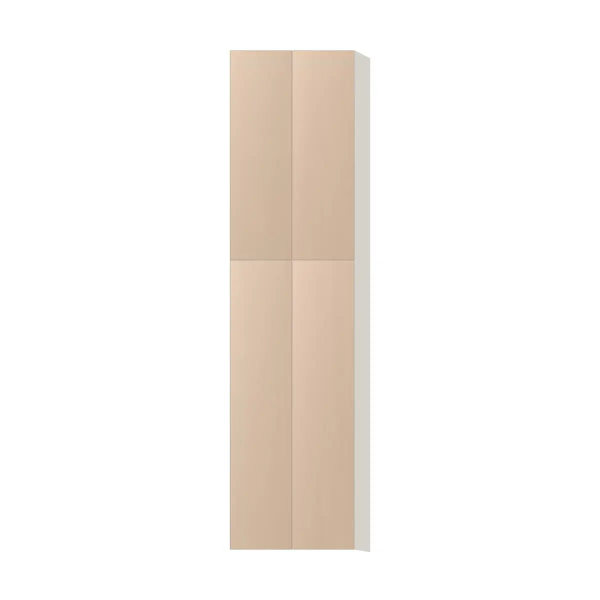 Contemporary pantry cabinet, Maine Oak door, L-Box (Luxury)