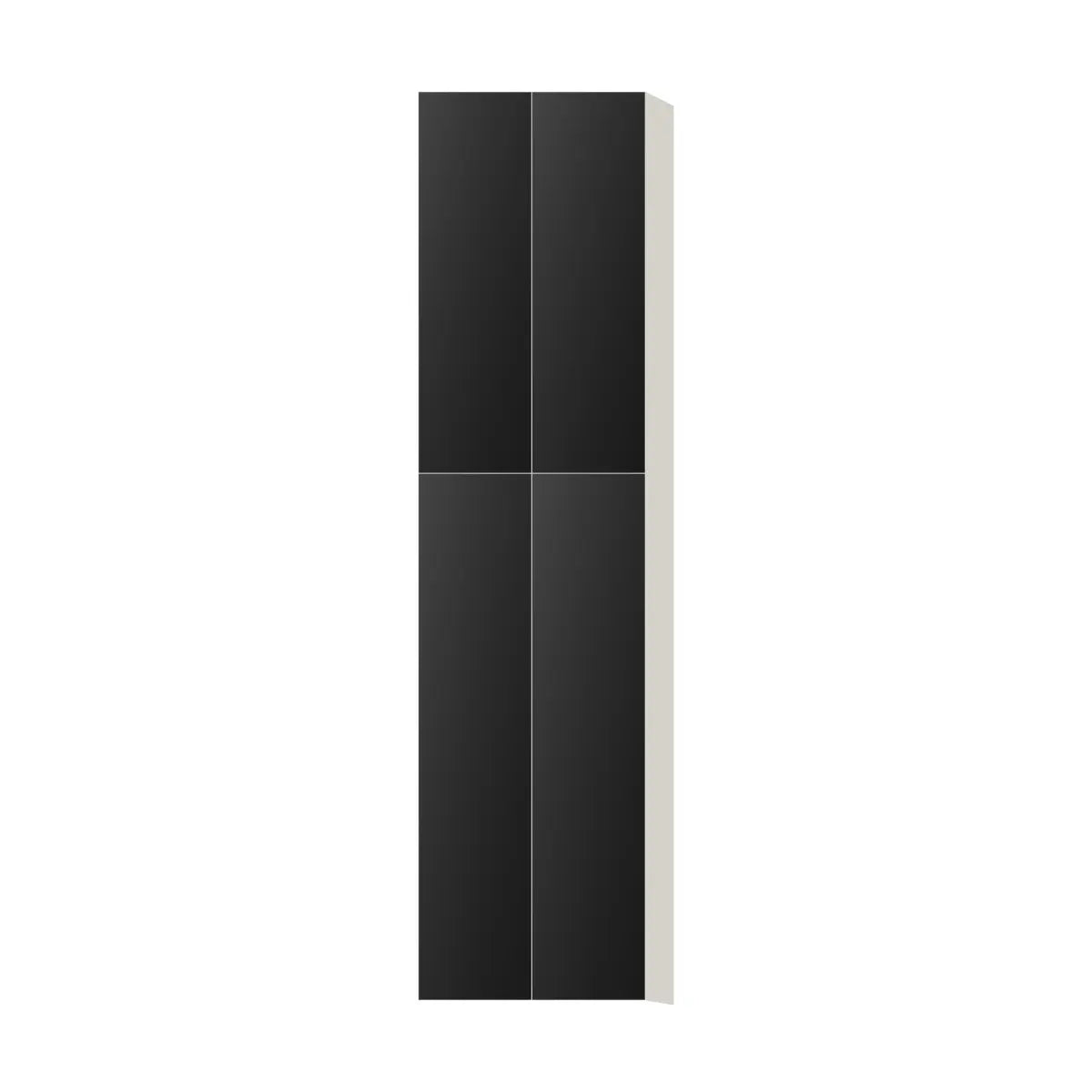 Contemporary pantry cabinet, Matte Black door, L-Box (Luxury)