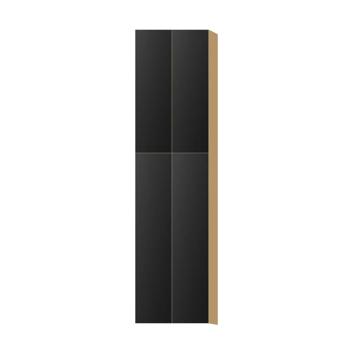 Contemporary pantry cabinet, Matte Black door, P-Box (Prestige)
