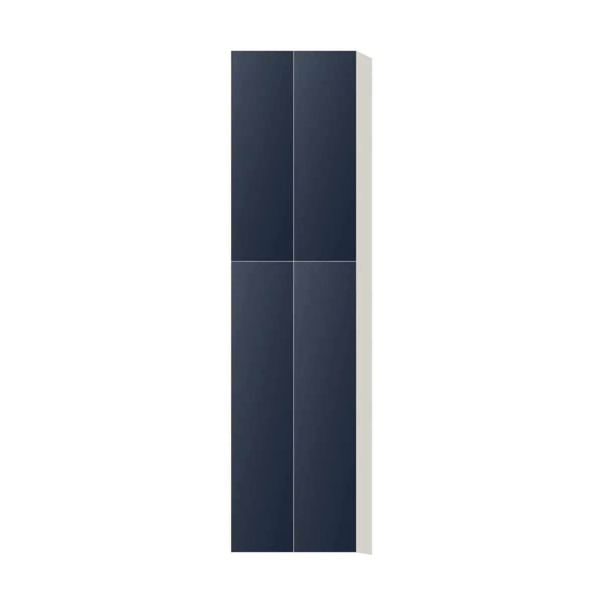 Contemporary pantry cabinet, Matte Blue door, L-Box (Luxury)