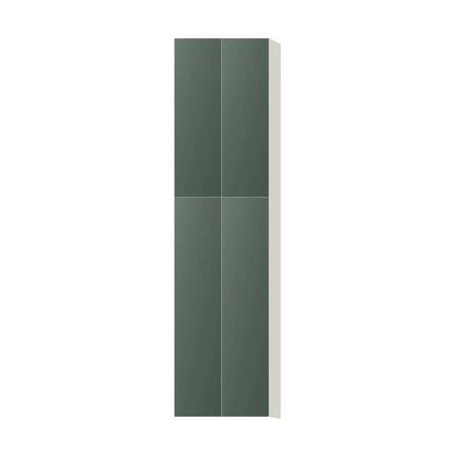 Contemporary pantry cabinet, Matte Olive Green door, L-Box (Luxury)