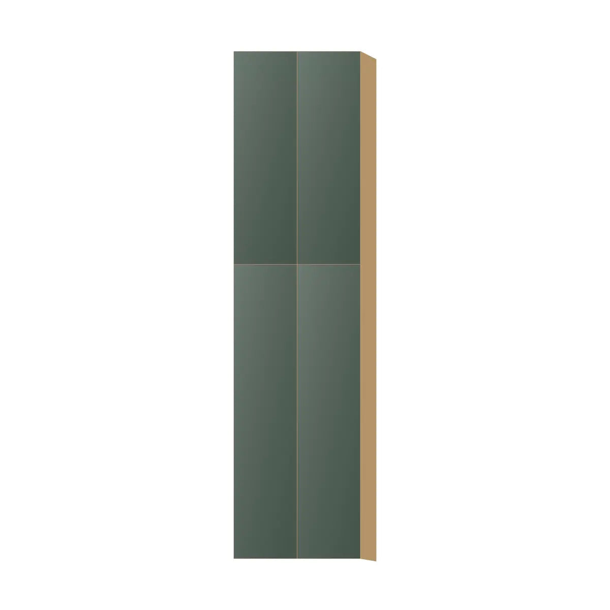 Contemporary pantry cabinet, Matte Olive Green door, P-Box (Prestige)