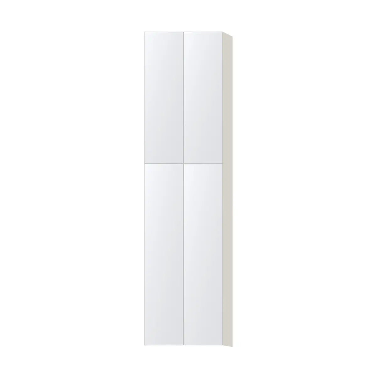 Contemporary pantry cabinet, Matte White door, L-Box (Luxury)