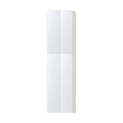 Contemporary pantry cabinet, Matte White door, L-Box (Luxury)