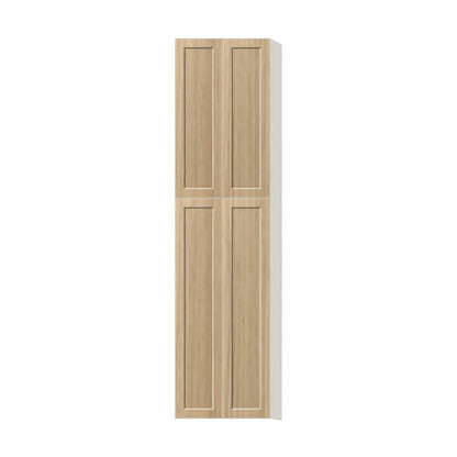 Contemporary pantry cabinet, Modern Oak Shaker door, L-Box (Luxury)
