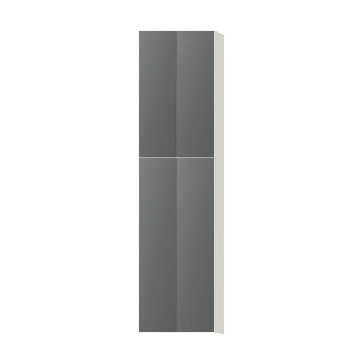 Contemporary pantry cabinet, Prime Matte Grey door, L-Box (Luxury)