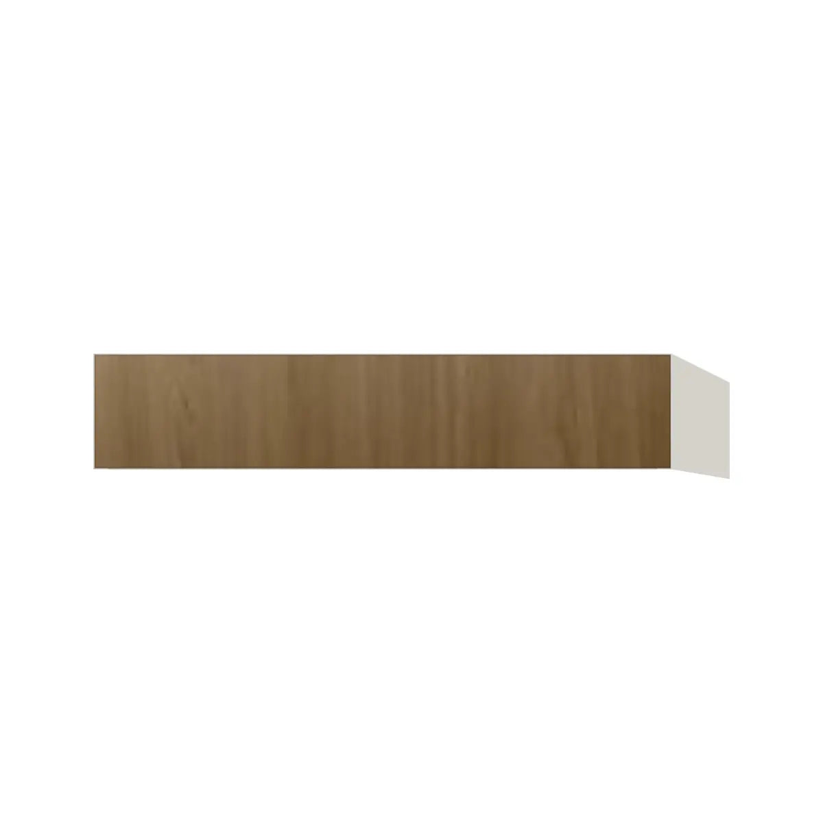 Contemporary vanity knee drawer cabinet, Barcelona Dark Oak door, L-Box (Luxury)